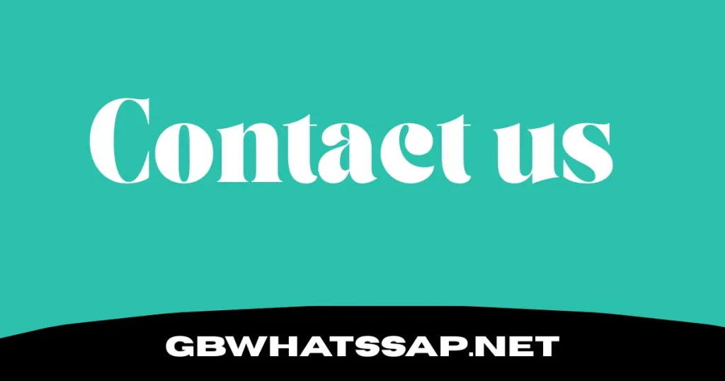 Contact us GBwhatssap.net